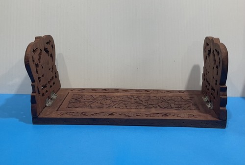 Vintage expanding hand carved