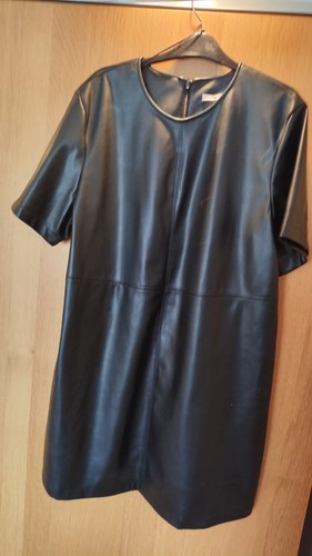 Black leather look - leather,