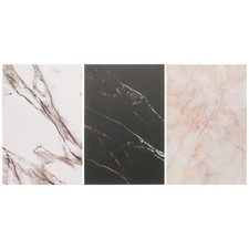 3Pcs Photography Backdrop Boards with Marble Design for Food and Jewelry