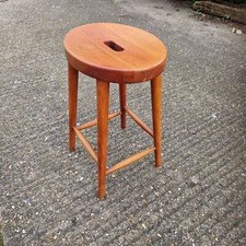 Vintage wooden stool - vintage,