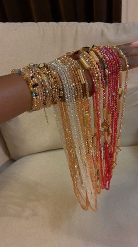 Mix west african waist - west, beads