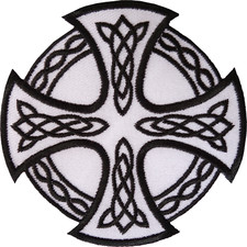 Celtic Knot Cross Patch Iron