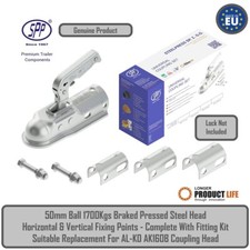 Trailer 1700Kgs Braked Pressed