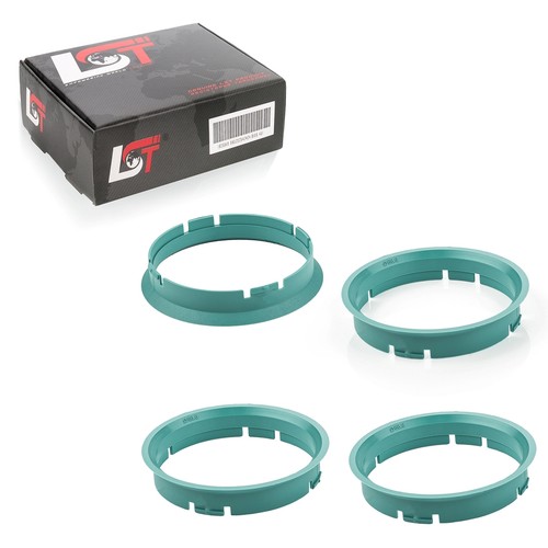Center rings turquoise - 4x,