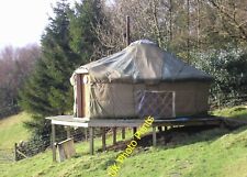 Photo 6x4 Yurt near Swan Bank Farm Cragg Vale/SE0023 A yurt made of mode c2016