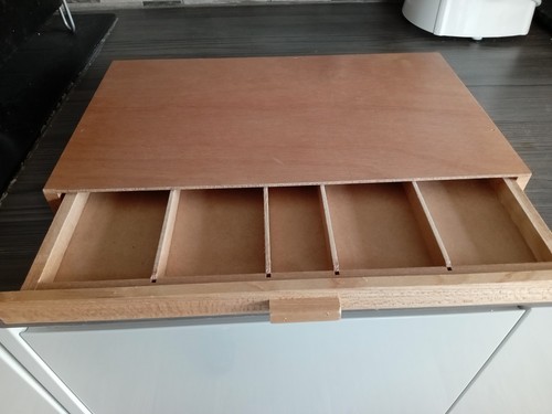 Artist wooden pullout storage - artist,