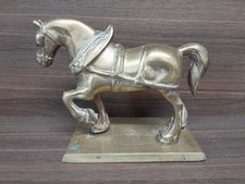 Brass Shire Horse Figure- Very