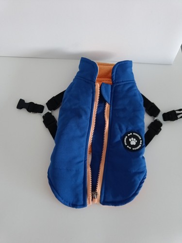 Dog coat blue - coat, fleece