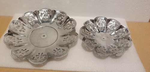 Vintage silver plate trays - vintage,