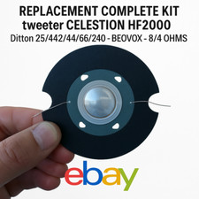 Complete Replacement Kit Tweeter Celestion HF2000 Ditton 25/442/44/66/240 Beovox