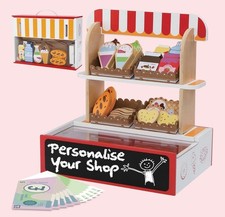 Wooden play shop. bee smart