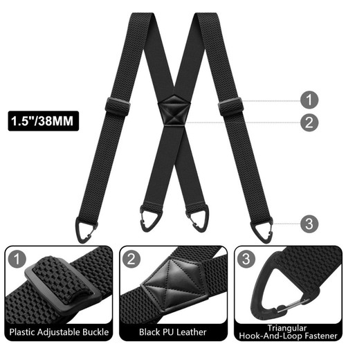 Elastic suspenders for - for, men