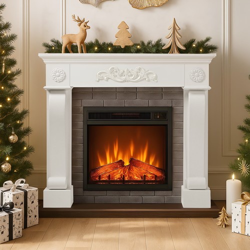 Fireplace mantel surround - fireplace,