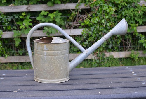 Old vintage galvanised - old,