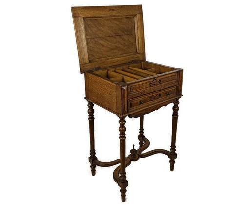 Antique sewing quilting box - ,
