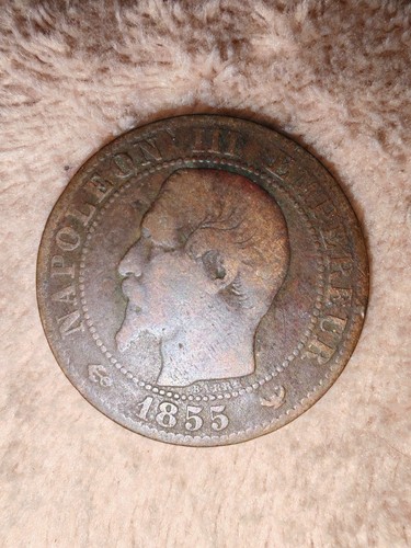 1855 napoleon iii centimes - 1855-w,