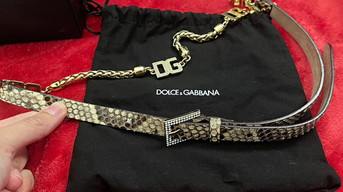 Dolce gabbana python - dolce, belt