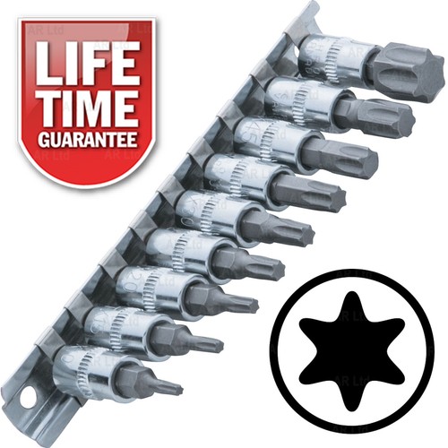 Torx star socket bit set - bit,