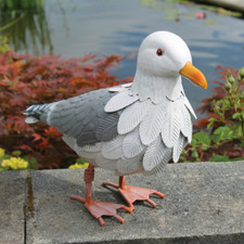 Hand Crafted Metal Seagull -