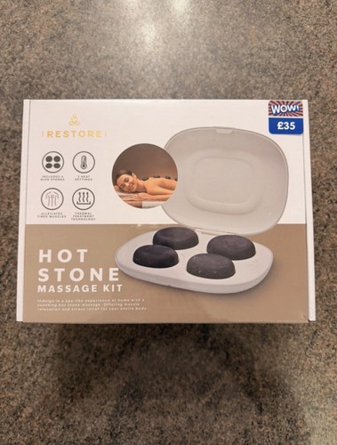 Restore hot stone massage - massage, kit