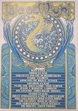 ISLE OF WIGHT FESTIVAL 2012 A3 POSTER PEARL JAM BIFFY CLYRO BRUCE SPRINGSTEEN