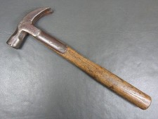 Vintage strapped claw hammer