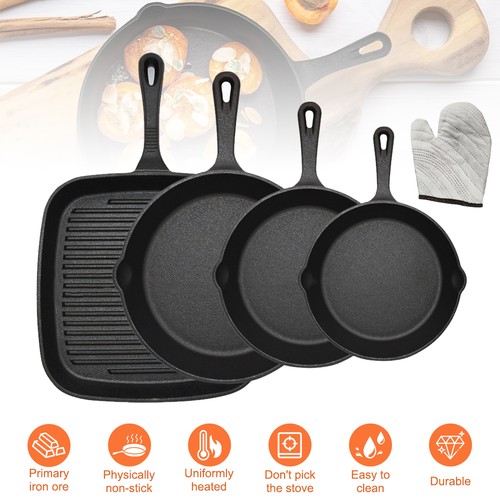 Cast iron cookware set - cast,