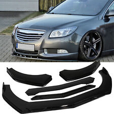 Gloss Front Bumper Lip Splitter Spoiler Body Kit For Vauxhall Insignia 2009-2017