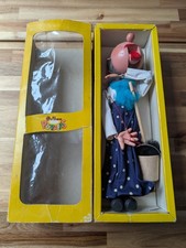 Pelham Puppets Vintage Old Lady SM 1970s Original Box RARE Marionette
