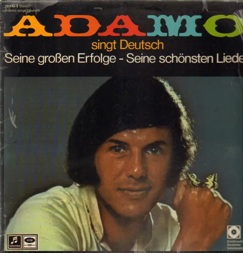 Adamo rpm vinyl - ex, 1971