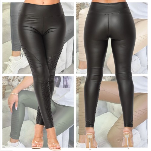 Ladies wet look matte - pu, pvc