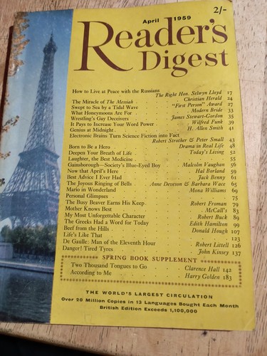 Readers digest magazine april - digest,