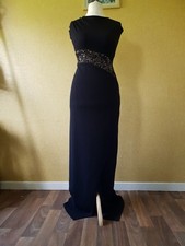 MONSOON Dress Sz 16 black maxi