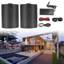 Herdio 200W 2x4" Outdoor Indoor Bluetooth Speakers Wall Mounted Theatre Patio