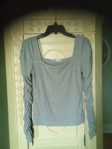 Elodie square neck ruched long - neck,
