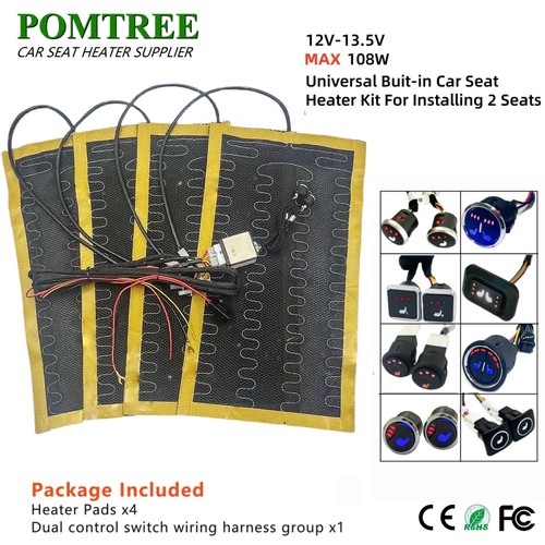 Universal car seat heater kit - car,