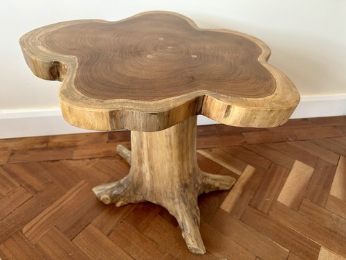 Teak root side end - root, table