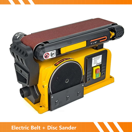 Electric belt disc sander - electric, +