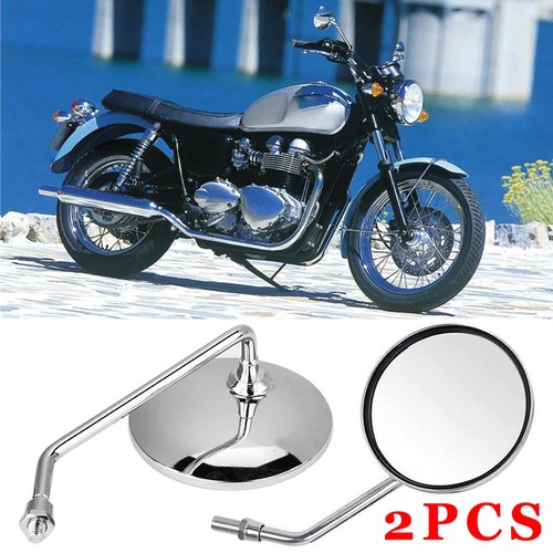 Motorcycle side rear view - side,