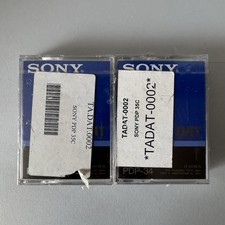 2x Sony PDP-34 DAT Digital Audio Tape for Professional Use NEW