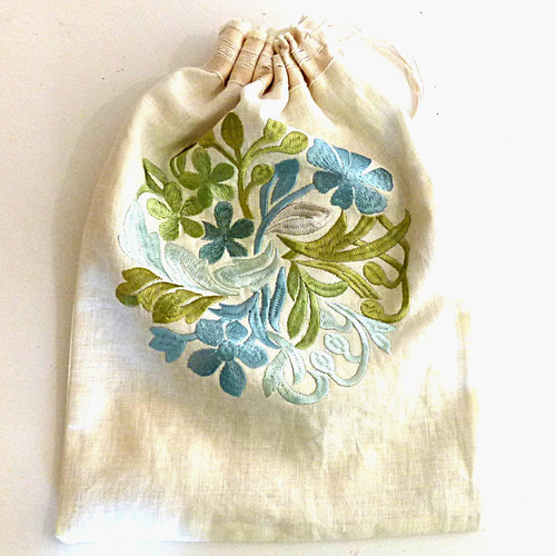 Vintage style embroidered