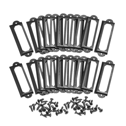 Metal label holders - label, 60x17mm