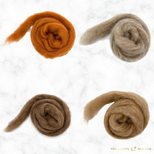 Corriedale Wool Sliver  Needle