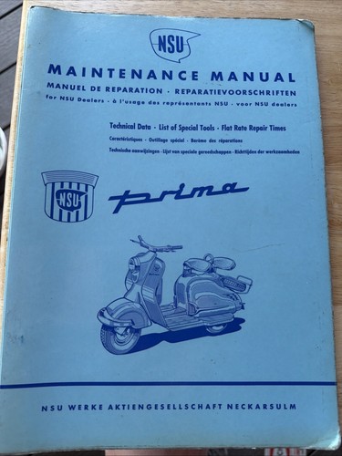 Original vintage nsu prima - nsu,