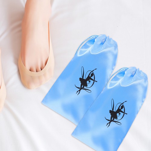 Satin dance shoe - satin, storage