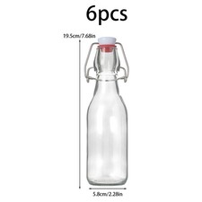 6pcs 500ml /250ml Glass Swing