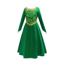 UK Princess Costume Shrek Cosplay Dress Kids Girls Age 8-14Y For XMAS HALLOWEEN