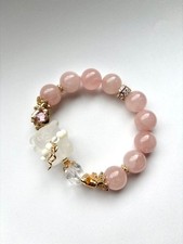 Rose Quartz and Clear Quartz