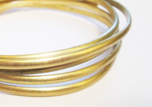 Brass half round beading - 3/16",