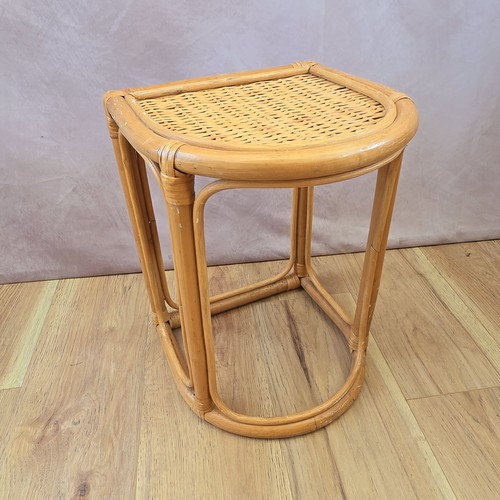 Vintage cane rattan plant - rattan,